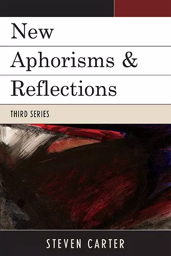 New Aphorisms & Reflections cover