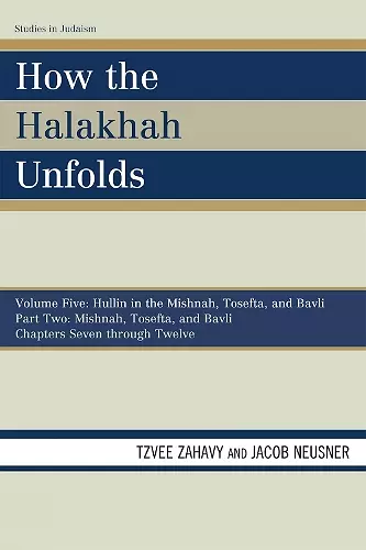 How the Halakhah Unfolds cover