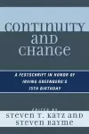 Continuity and Change cover