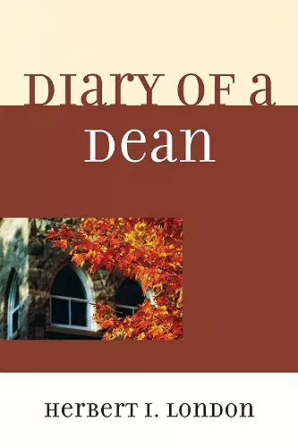 Diary of a Dean cover