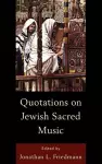 Quotations on Jewish Sacred Music cover