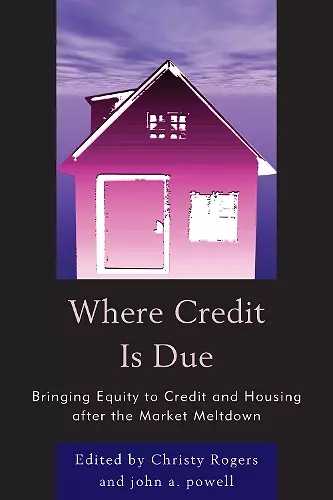 Where Credit is Due cover