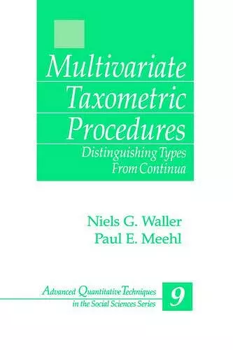 Multivariate Taxometric Procedures cover