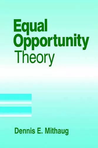 Equal Opportunity Theory cover