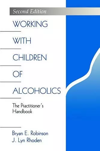 Working with Children of Alcoholics cover