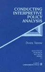 Conducting Interpretive Policy Analysis cover