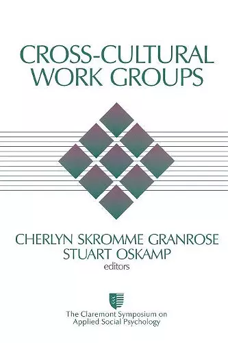 Cross-Cultural Work Groups cover