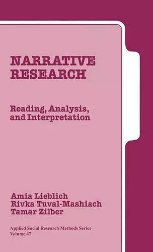 Narrative Research cover