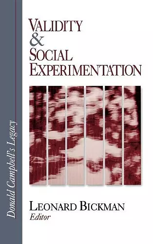 Validity and Social Experimentation cover