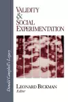 Validity and Social Experimentation cover