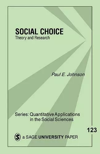 Social Choice cover