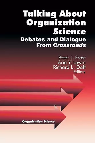 Talking about Organization Science cover