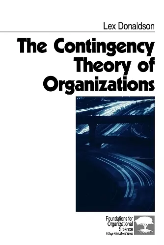 The Contingency Theory of Organizations cover