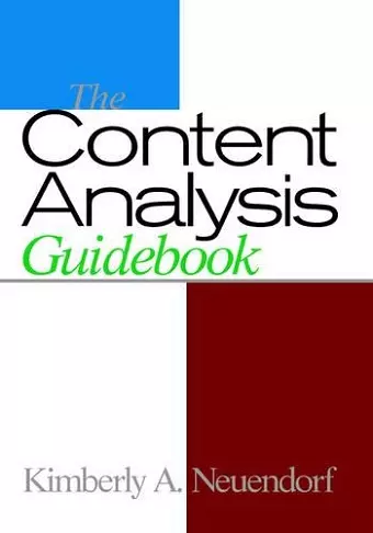 The Content Analysis Guidebook cover