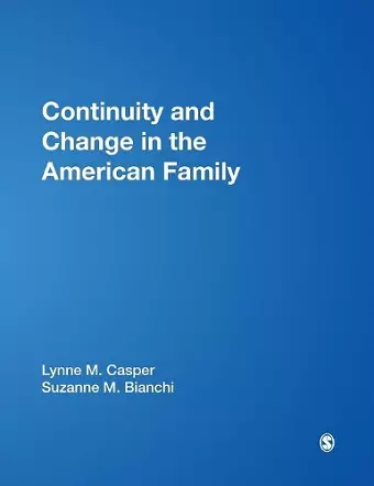 Continuity and Change in the American Family cover