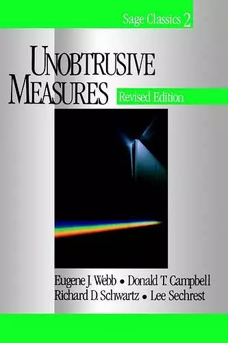 Unobtrusive Measures cover