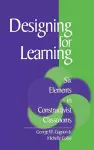 Designing for Learning cover