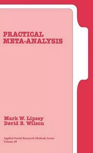 Practical Meta-Analysis cover