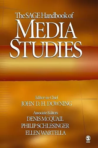 The SAGE Handbook of Media Studies cover