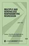 Multiple and Generalized Nonparametric Regression cover