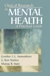 Clinical Research in Mental Health cover