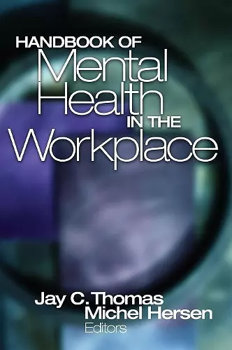 Handbook of Mental Health in the Workplace cover