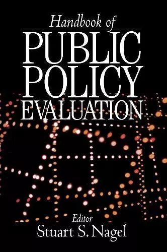 Handbook of Public Policy Evaluation cover