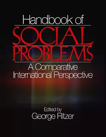 Handbook of Social Problems cover