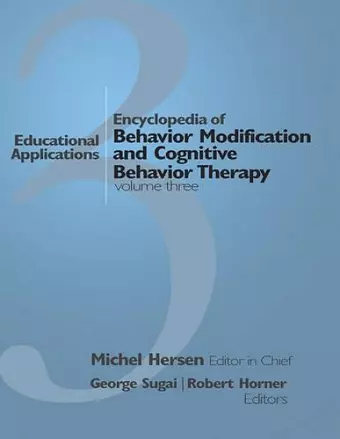 Encyclopedia of Behavior Modification and Cognitive Behavior Therapy cover