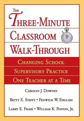 The Three-Minute Classroom Walk-Through cover