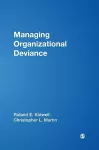 Managing Organizational Deviance cover