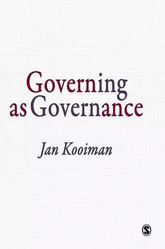 Governing as Governance cover