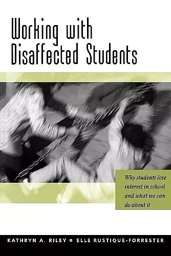 Working with Disaffected Students cover