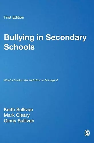 Bullying in Secondary Schools cover
