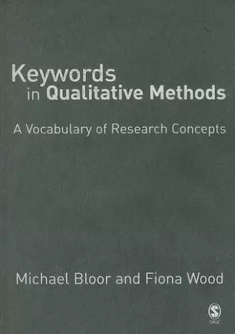 Keywords in Qualitative Methods cover