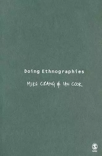 Doing Ethnographies cover