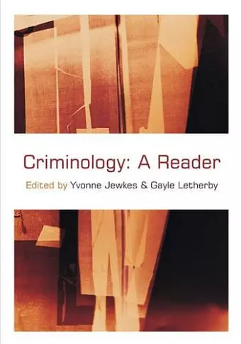 Criminology cover