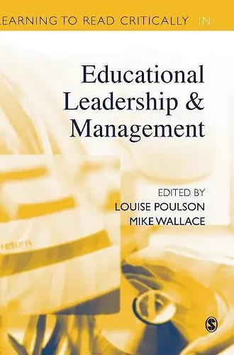 Learning to Read Critically in Educational Leadership and Management cover