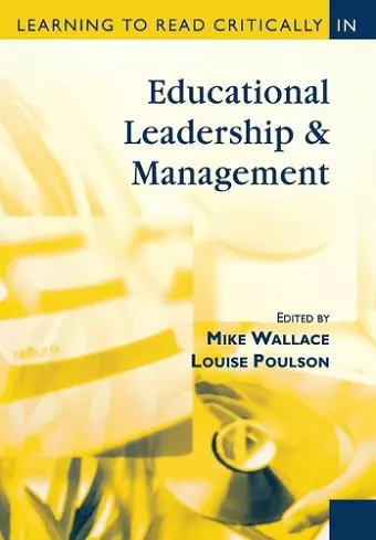 Learning to Read Critically in Educational Leadership and Management cover