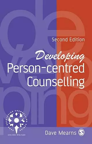 Developing Person-Centred Counselling cover