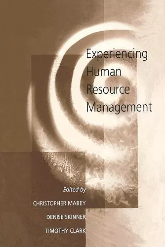 Experiencing Human Resource Management cover