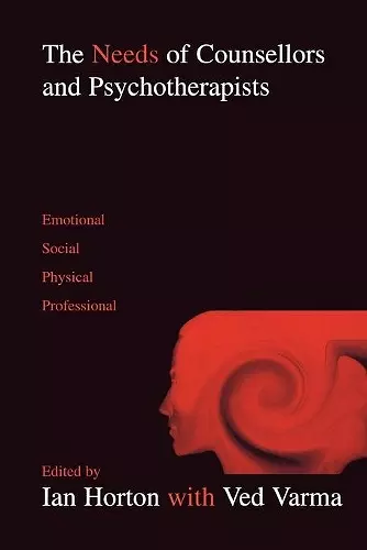 The Needs of Counsellors and Psychotherapists cover