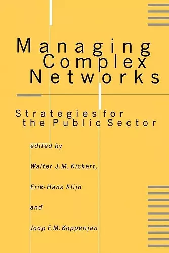 Managing Complex Networks cover