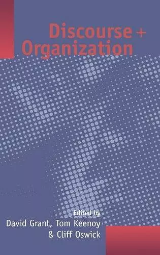 Discourse and Organization cover