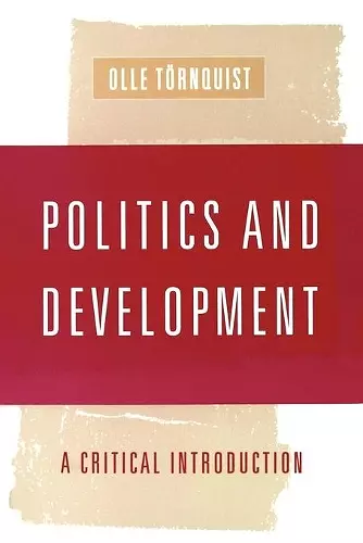 Politics and Development cover