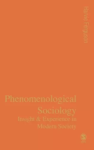 Phenomenological Sociology cover