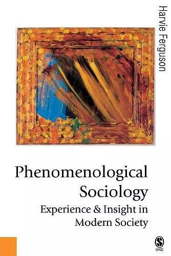 Phenomenological Sociology cover