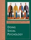 Doing Social Psychology cover