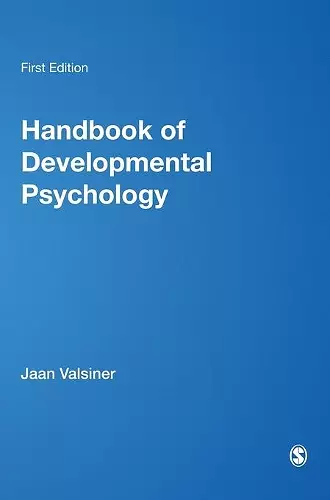 Handbook of Developmental Psychology cover