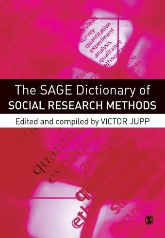 The SAGE Dictionary of Social Research Methods cover